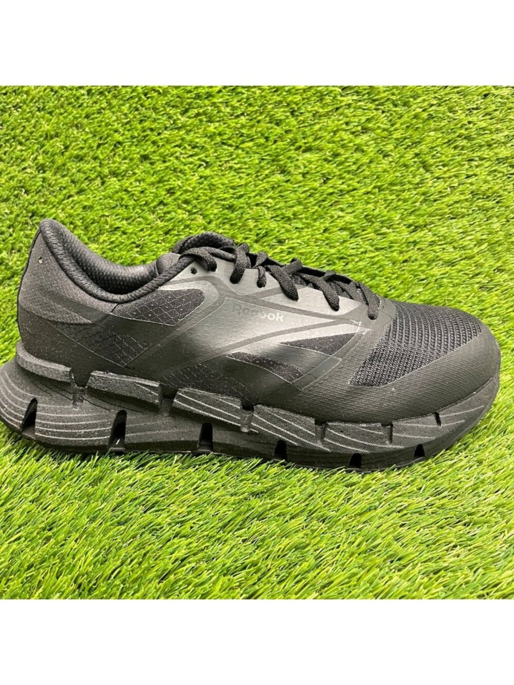 Reebok Floatzig EH Mens Size 12 Black Composite Toe Safety Lace Up Work Shoes